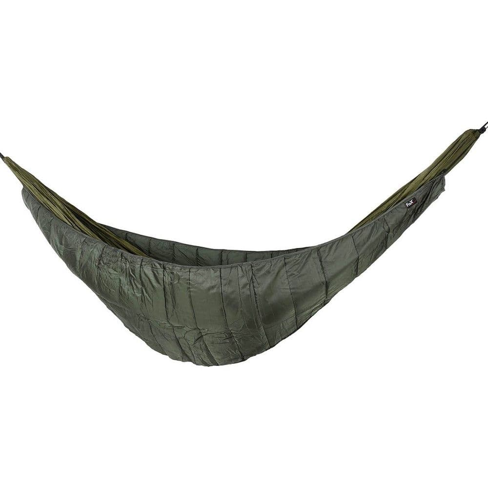Fox Outdoors Hammock Thermal Quilt Fleece Liner Camping Survival Bushcraft Green