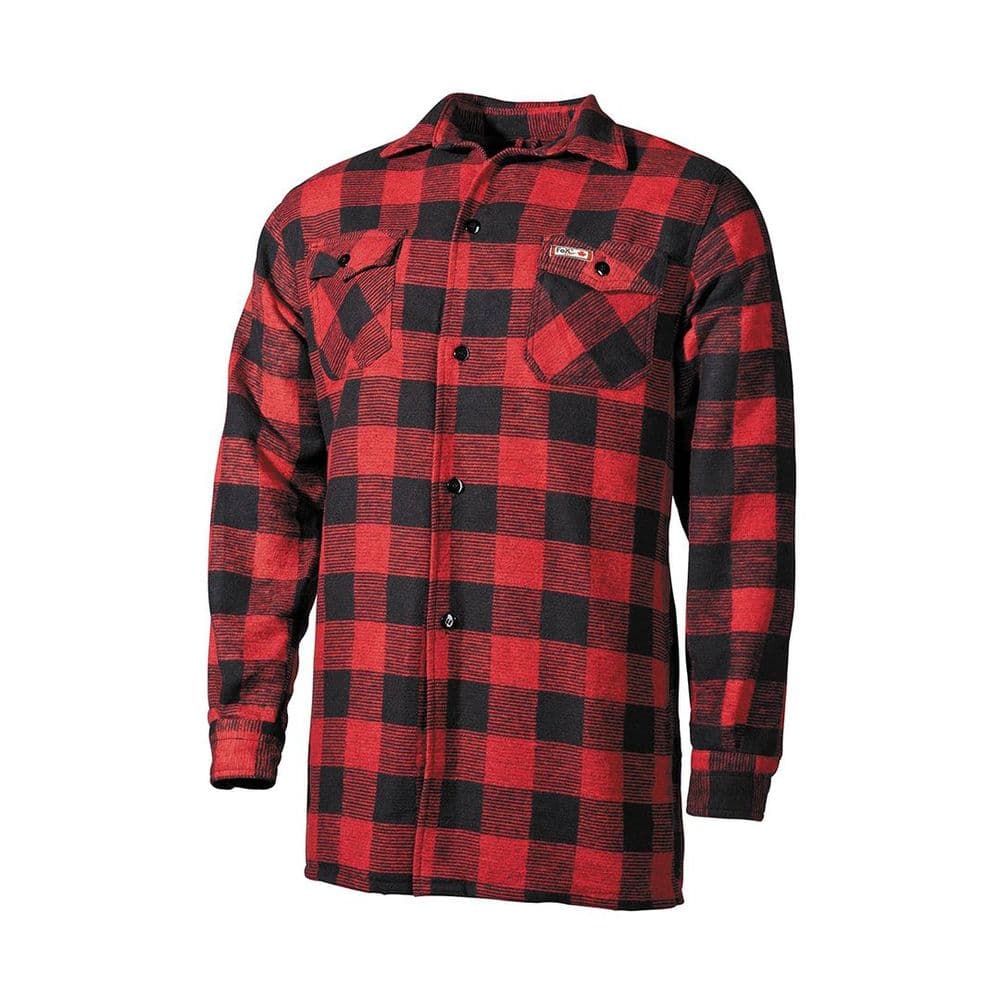 Fox Outdoors Lumberjack Chequered Shirt Red-Black