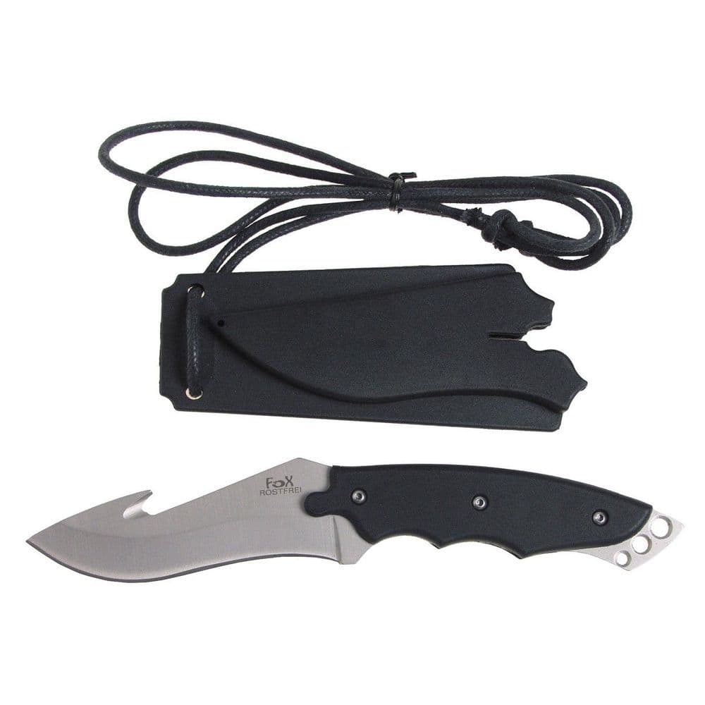 Fox Outdoors Survival Knife with Neck Lanyard