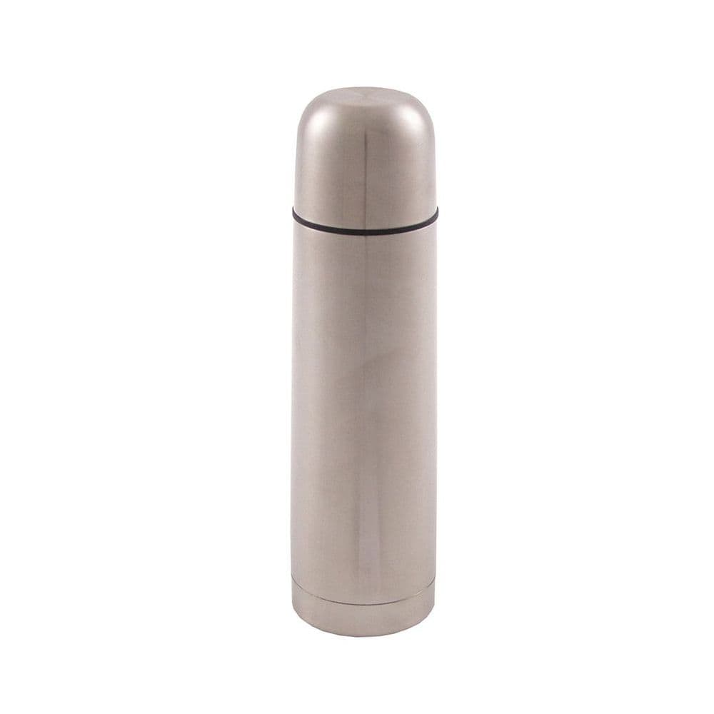 Fox Outdoors Vacuum Thermos Stainless Steel Flask Silver 1ltr