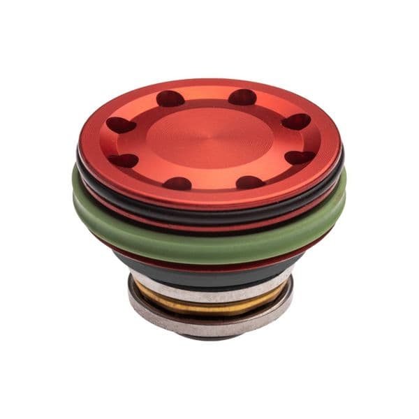 FPS Airsoft CNC Ergal Double O-Ring Ball Bearing Piston Head Advanced