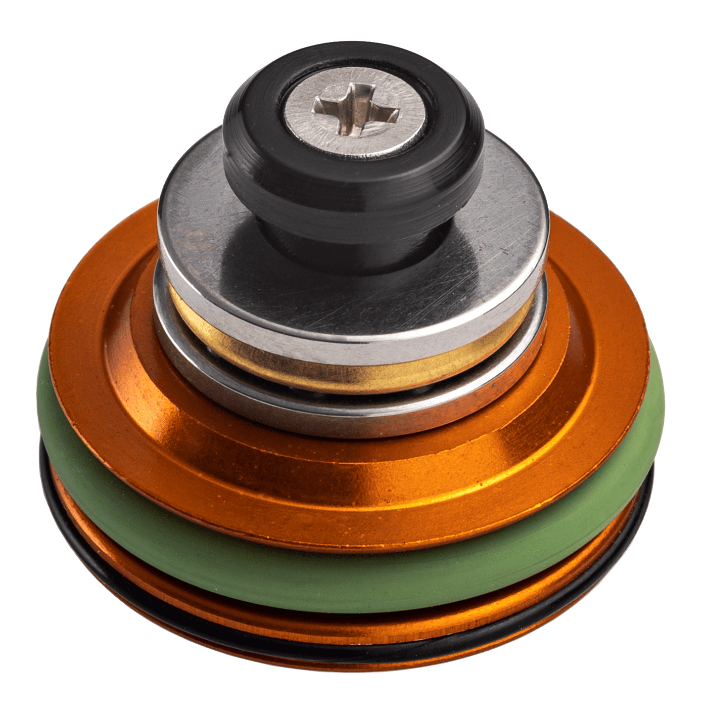 FPS Airsoft CNC Ergal Double ORing Bearing Piston Head