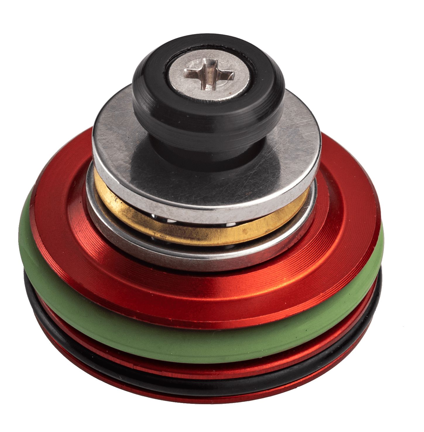 FPS Airsoft Gearbox Advanced Ergal Piston Head CNC Double ORing