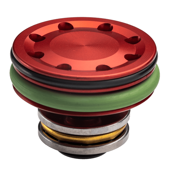 FPS Airsoft Gearbox Advanced Ergal Piston Head CNC Double O-Ring