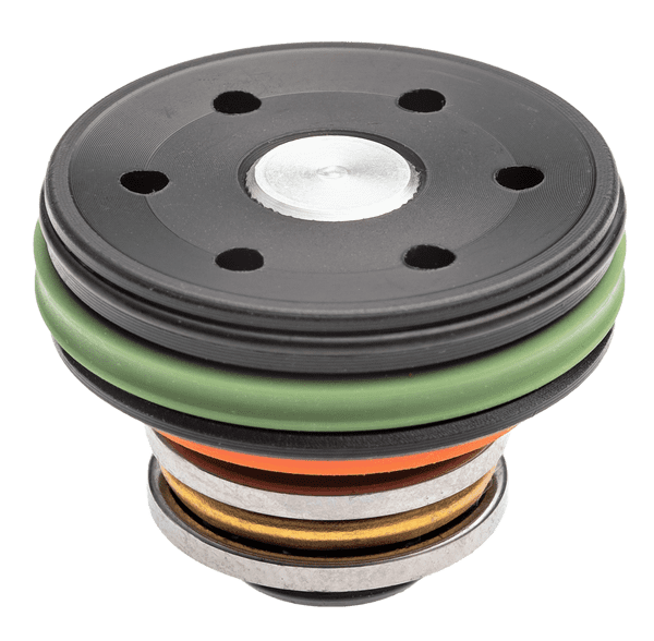 FPS Airsoft POM Double O-Ring Bearing Vented Piston Head