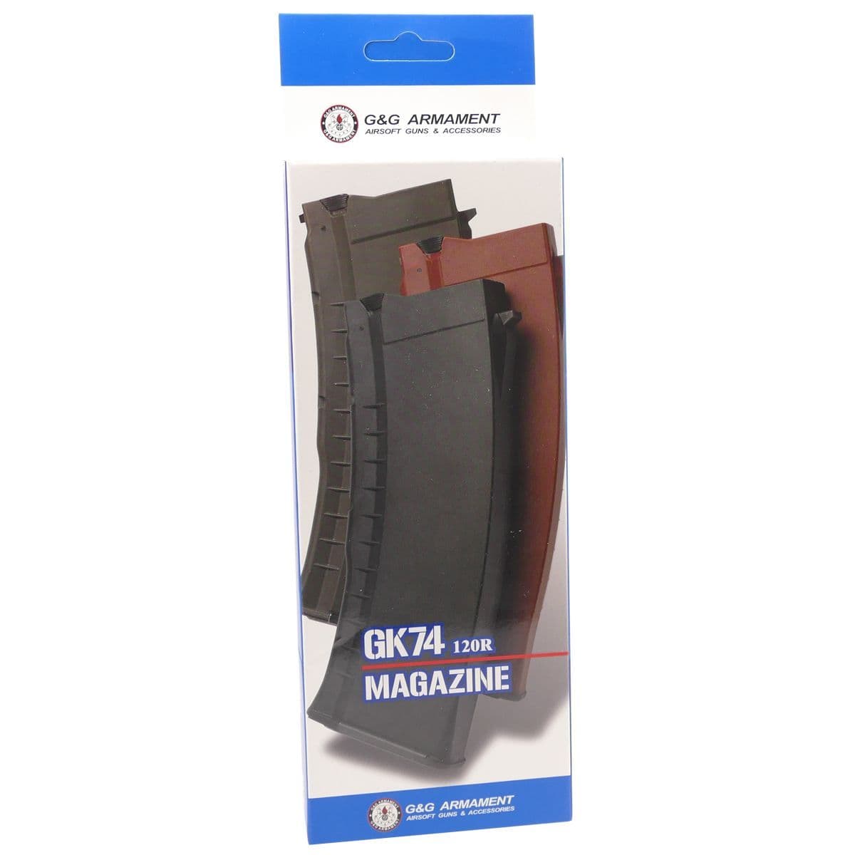 G&G Airsoft Magazine for AK GK74 120rds Brick Brown