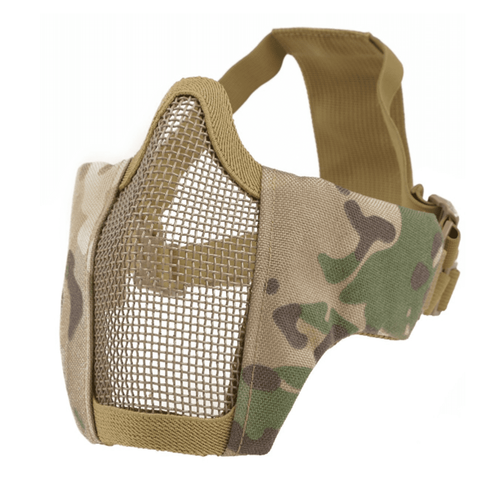 GFC Ventus Airsoft Comfort Fit Mesh Face Mask MC Camo