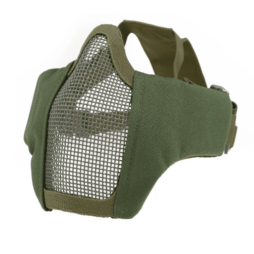 GFC Ventus Airsoft Comfort Fit Mesh Face Mask Od Green