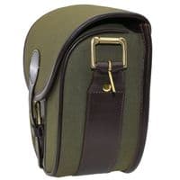 GMK Stonebridge Deluxe Shotgun Cartridge Bag 100 Green Canvas / Leather