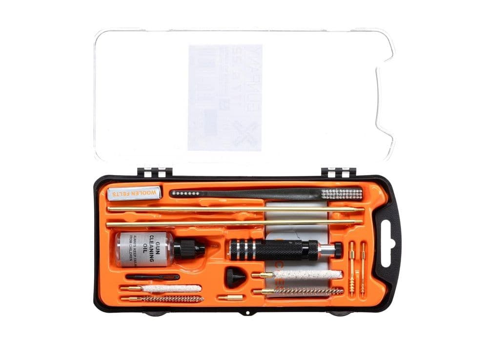 Gunpany Airgun Air Rifle & Pistol Cleaning Kit .177 & .22 Mop Brush Oil