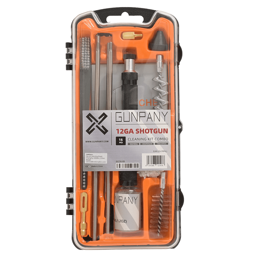 Gunpany Shotgun Cleaning Kit 12G Rod Mop Brush Oil