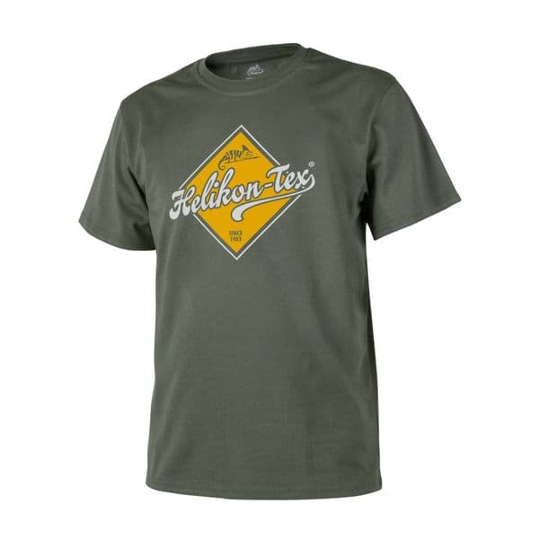 Helikon Tex Road Sign Casual T-Shirt Olive Green