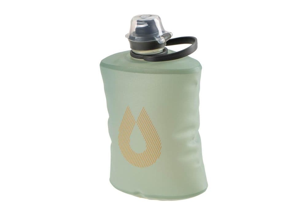 Hydrapak STOW Foldable Water Bottle 500ml Green