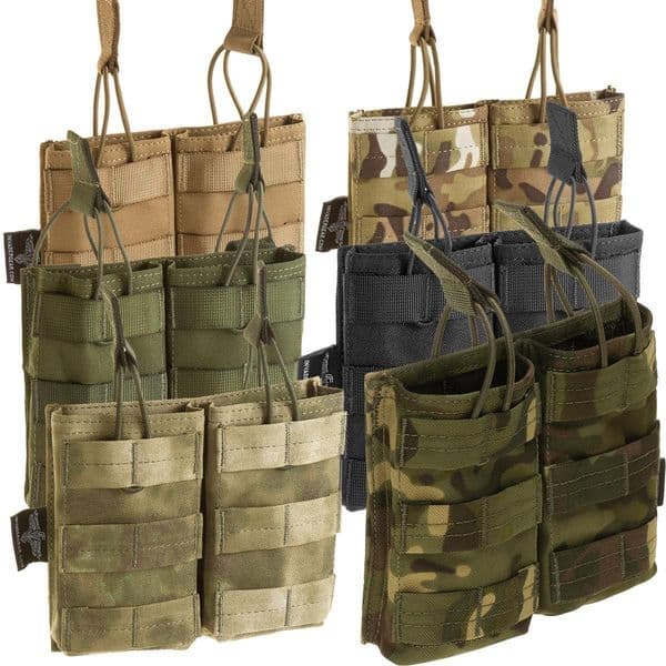 Invader Gear 5.56 Double Direct Action Magazine Pouch MOLLE M4 Series