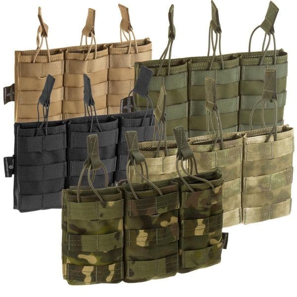 Invader Gear Airsoft Direct Action Triple Molle QR M-Series Magazine Pouch