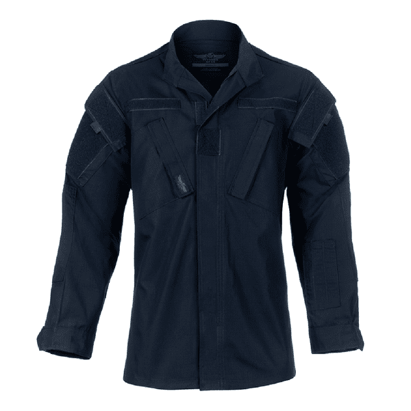 Invader Gear TDU Shirt Navy Blue Uniform Chest Pockets Army Airsoft
