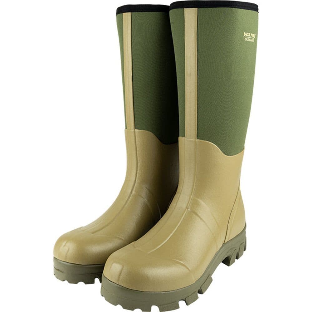 Jack Pyke Wellie Boot Ashcombe Neoprene Green UK 12