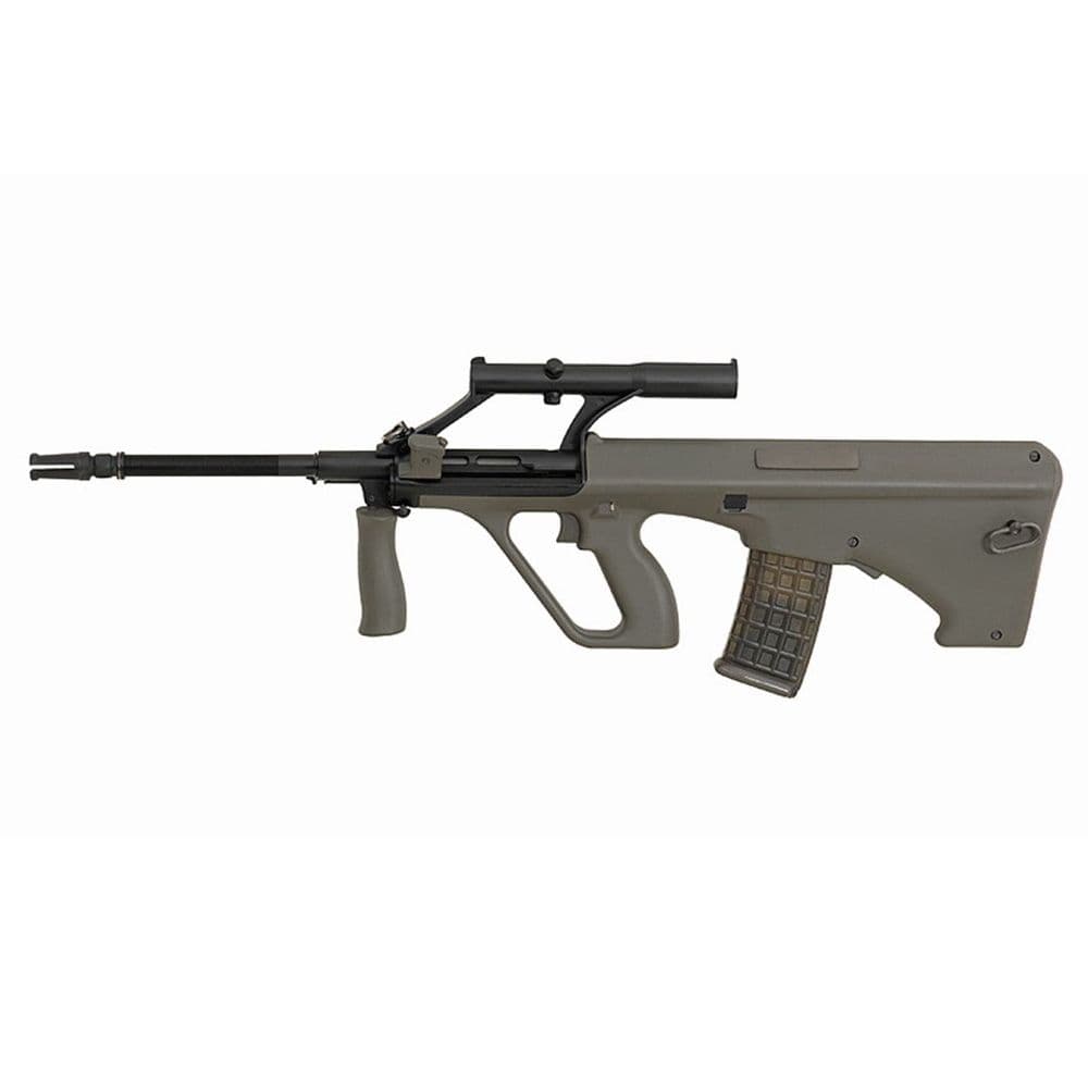 JG Works AUG Airsoft Rifle Green Black AEG AU-2G
