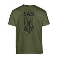 Kombat Kids Printed T-Shirt SAS Green