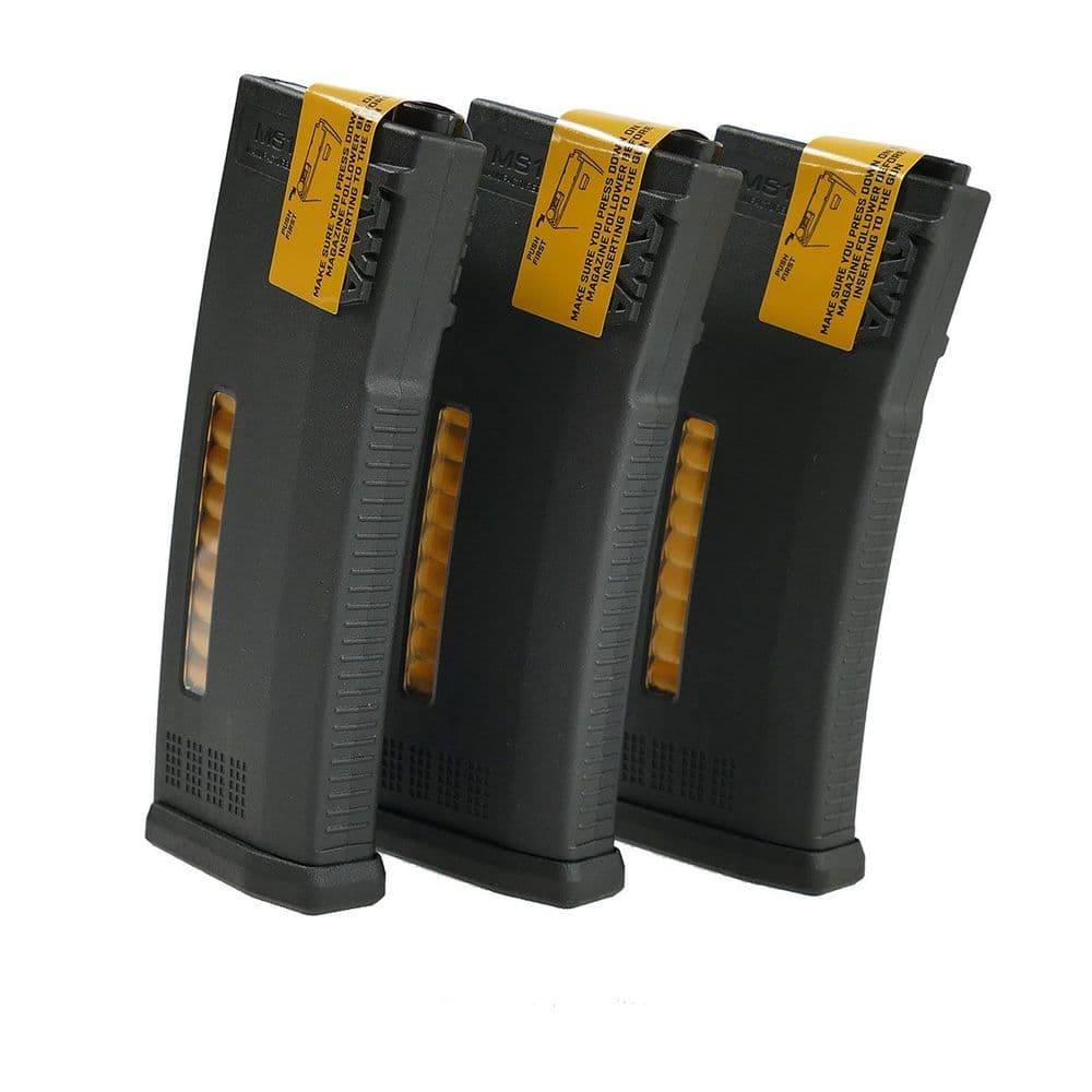 KWA Airsoft MSeries M4 M16 PMag Magazine 120rd Box Set Black 197
