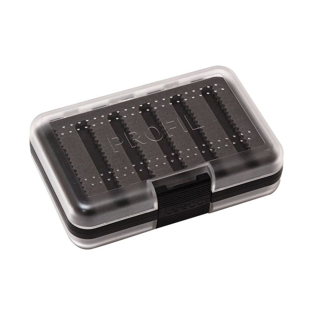 Leeda Profil Fly Tackle Box Black Standard Clear/Black