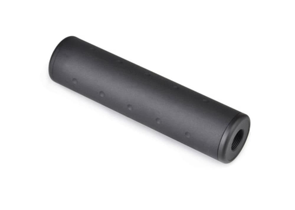 METAL Airsoft Barrel Extension 128mm Black 14mm Thread