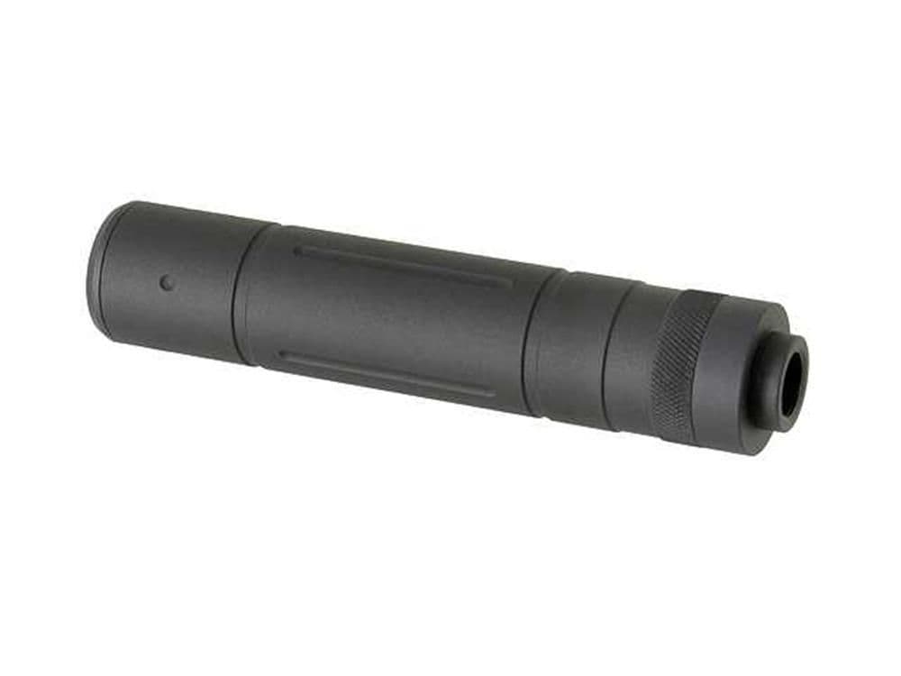Metal Airsoft Barrel Extension Black 155 X 30mm 14mm Thread