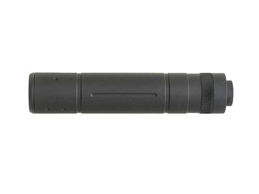 Metal Airsoft Barrel Extension Black 155 X 30mm 14mm Thread