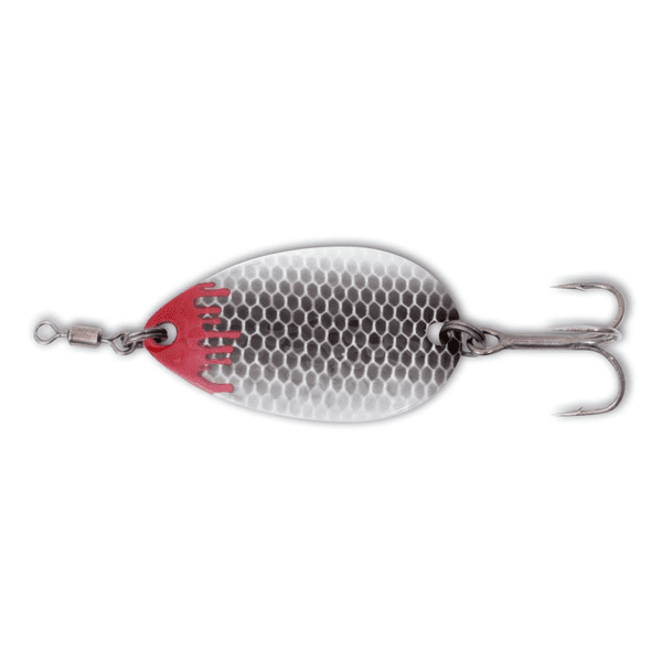 Magic Fishing Trout Bloody Big Blade Spinner Spoon 3.5cm Black / White