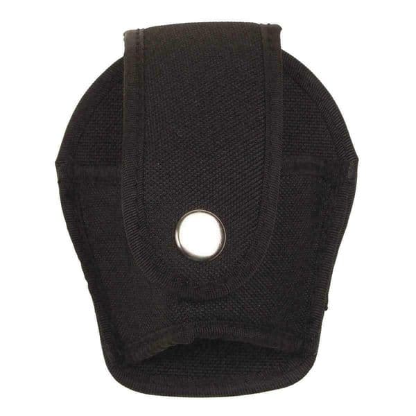Max Nylon Handcuff Case Open Black Security Police Restraint 29663