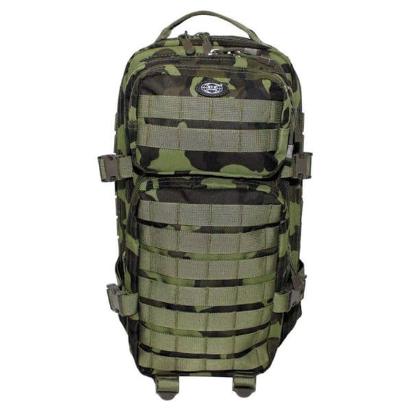 MFH Assault I Backpack 30 ltr Molle M95 Czech Camo