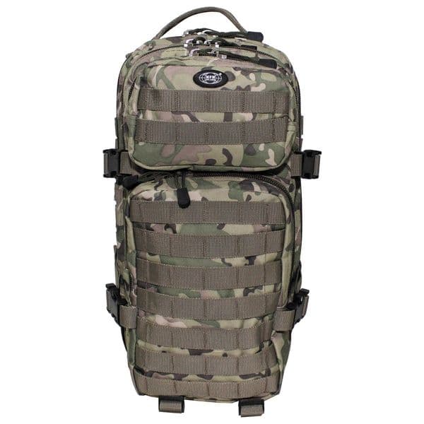 Mfh Assault I Backpack 30l Military Style Molle Rucksack Op Camo Multicam 30333x