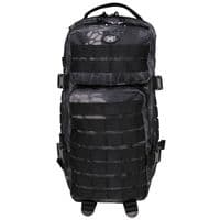 MFH Assault I Rucksack Day Pack Airsoft Snake Night Camo Walking 30ltr 30333N