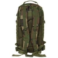 Mfh Backpack Military Style Molle Day Pack Rucksack Woodland Camo 30333T