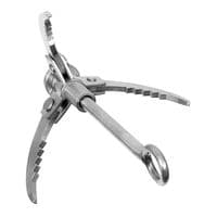 MFH Grappling Hook Metal Foldable With Rope Bushcraft Anchor Shelter