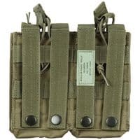Mfh M4 M16 Quad Magazine Pouch Green