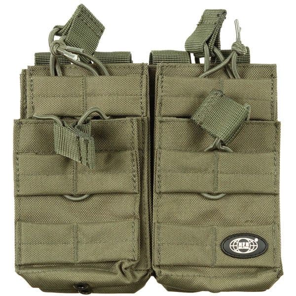 Mfh M4 M16 Quad Magazine Pouch Green