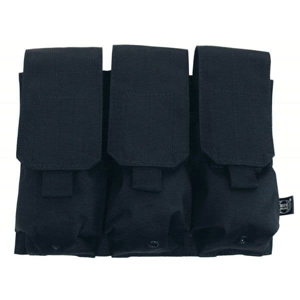 Mfh M4 Triple Magazine Pouch M16 Black