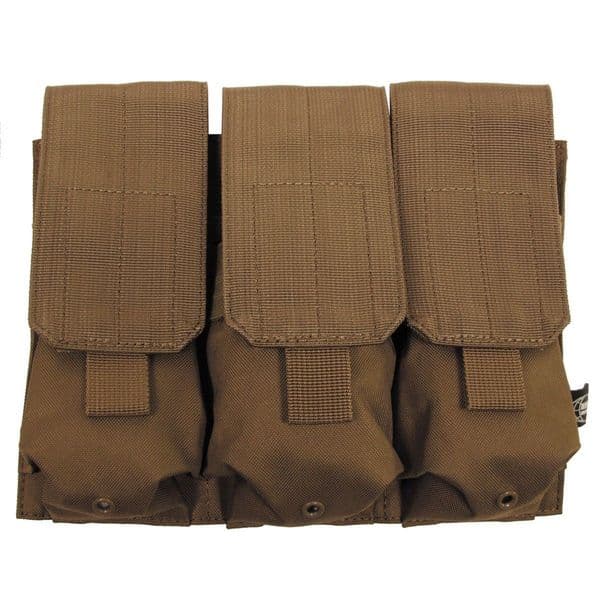 Mfh M4 Triple Magazine Pouch M16 Coyote