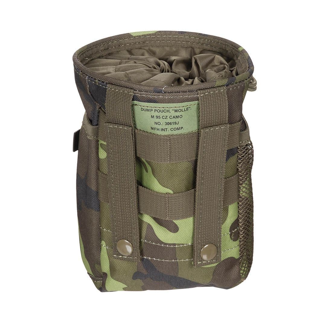 Borsa Dump MFH In Nylon Per Sistema MOLLE - Colore Oliva, Compatta E Multifunzione