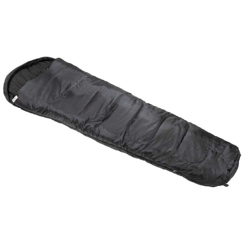 MFH Mummy Sleeping Bag 2-Layer Filling -10°C to +15°C Camp Hike Adventure Bike