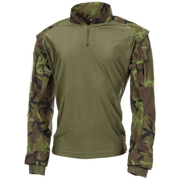 MFH UBACS Under Armour Army Shirt Czech M95 Woodland Camo
