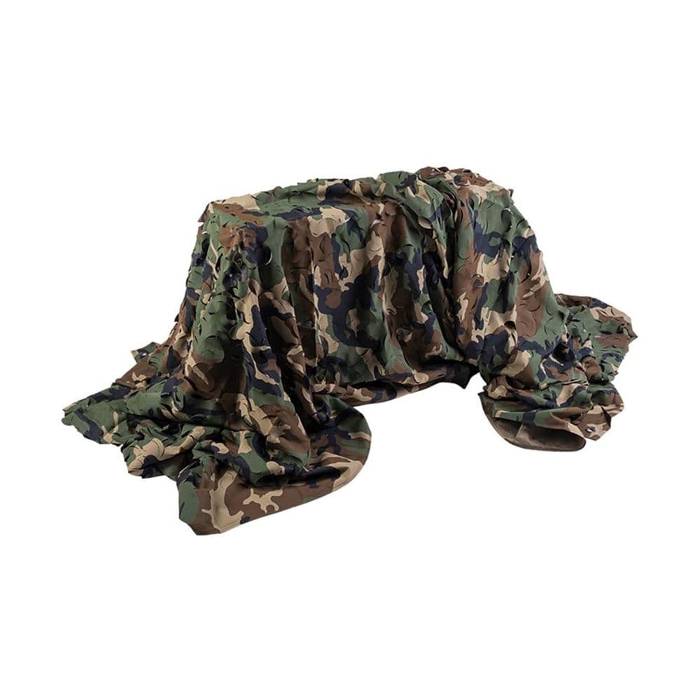 Mil-Tec Laser Cut Camo Hide Net Woodland Camo 1.5m x 3m