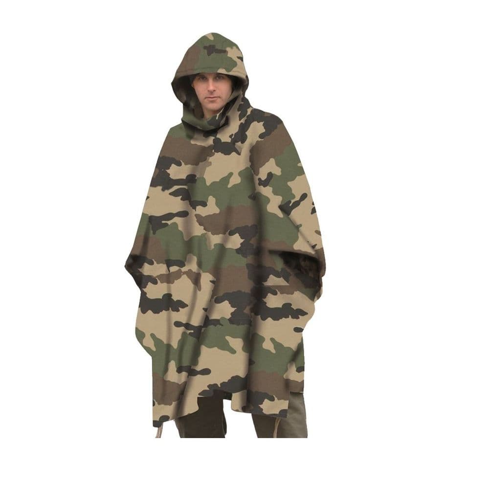 Mil-Tec US Style Waterproof Poncho Ripstop Hooded
