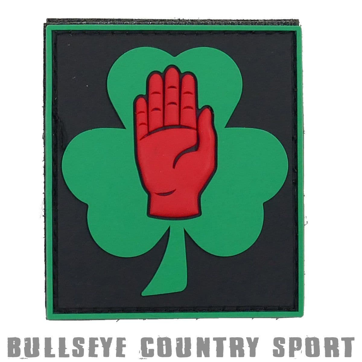 Northern Ireland Shamrock / Red Hand Moral Rubber Patch Flash NI Airsoft