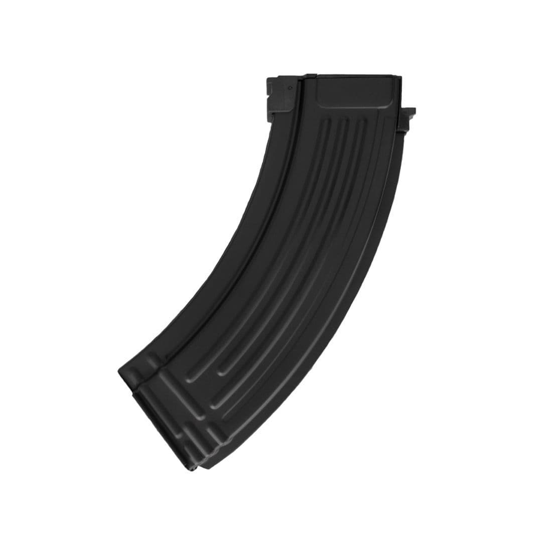 Nuprol Airsoft AKSeries Metal HiCap Magazine 600RD Black 6mm bbs