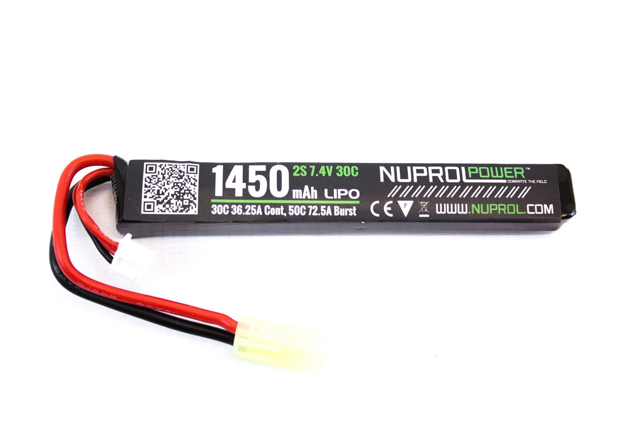 airsoft lipo 7.4 30 c Nuprol Airsoft Lipo Stick Battery 7 4 1450mah 30c