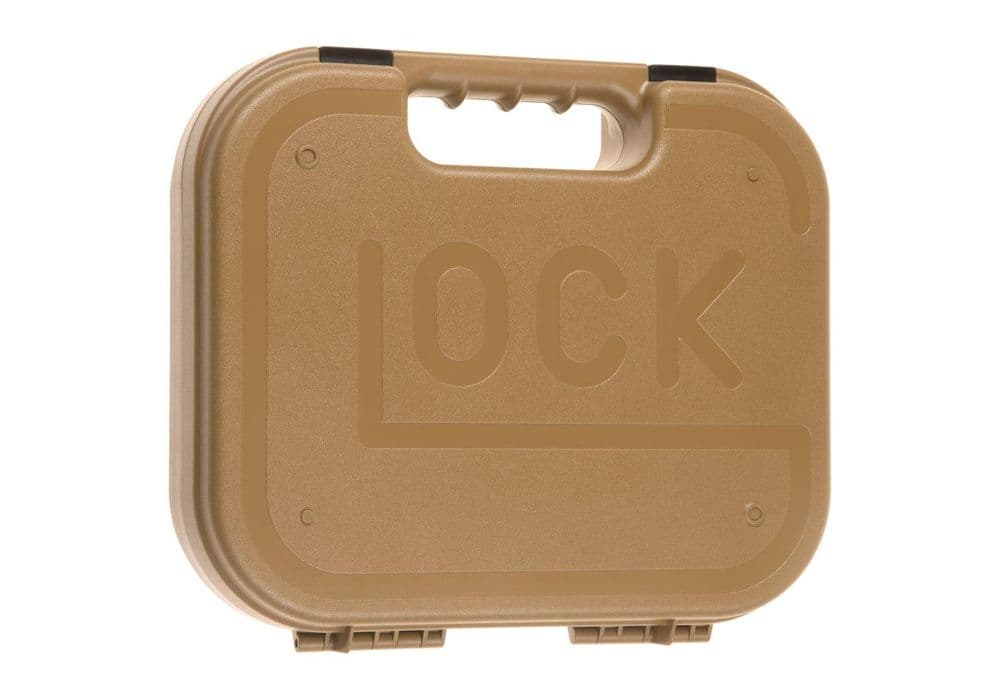 Official Glock Pistol Carry Case Tan Cleaning Rod & Brush
