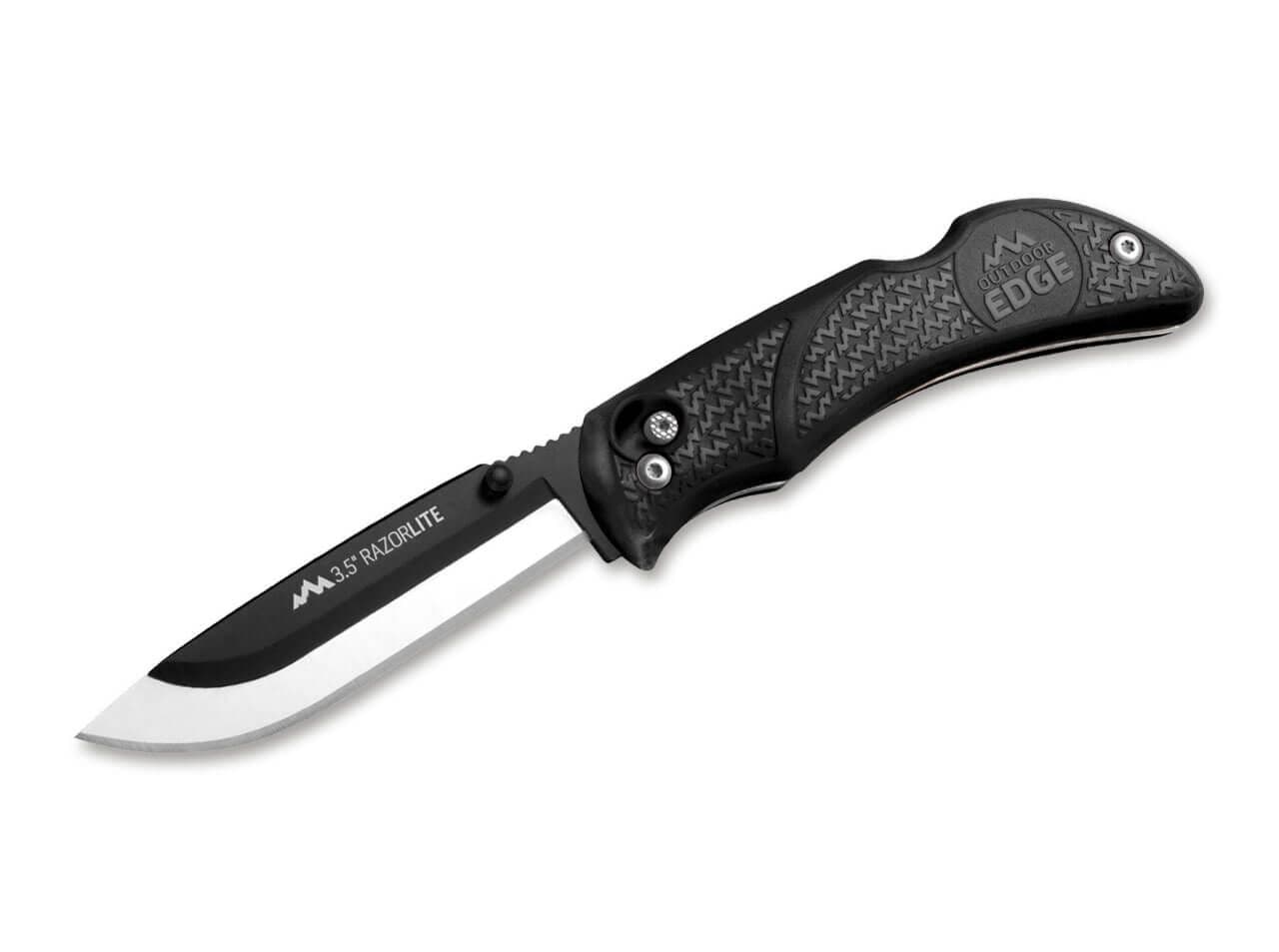 Outdoor Edge Razor Lite Black Hunter Pocket Pen Knife Multi Blade System