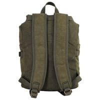 Pure Trash Canvas Vintage Backpack Bag 35L OD Green